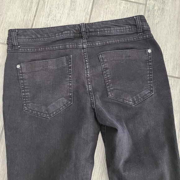 ELLE women's black skinny jeans size 8R - Picture 12 of 12